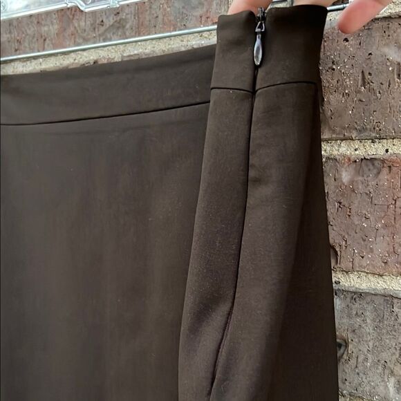 Lafayette 148 Elegant Brown Women's Business Pencil Skirt 18 - Picture 3 of 9